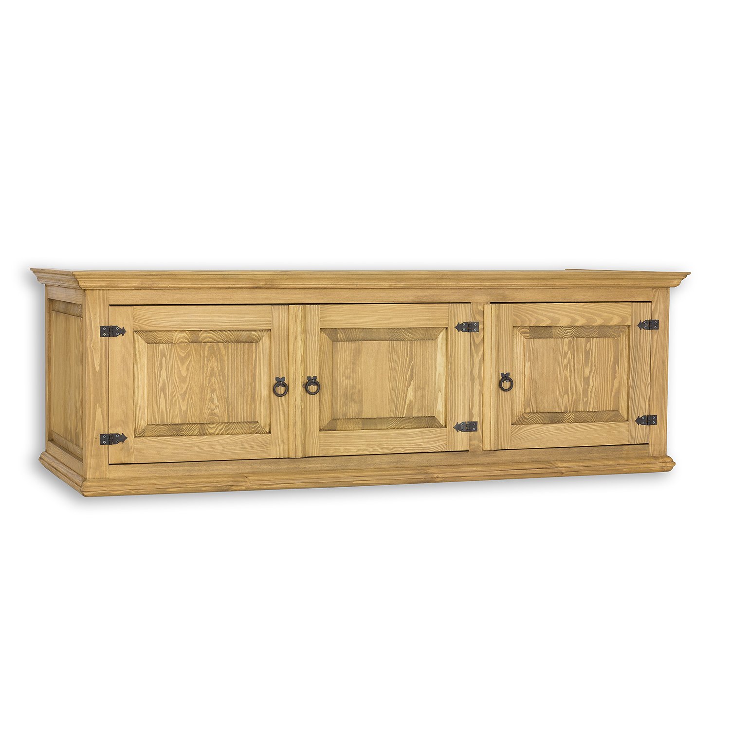 Pine wardrobe RUSTIKAL SF805/I, white pine, patina - Image 3