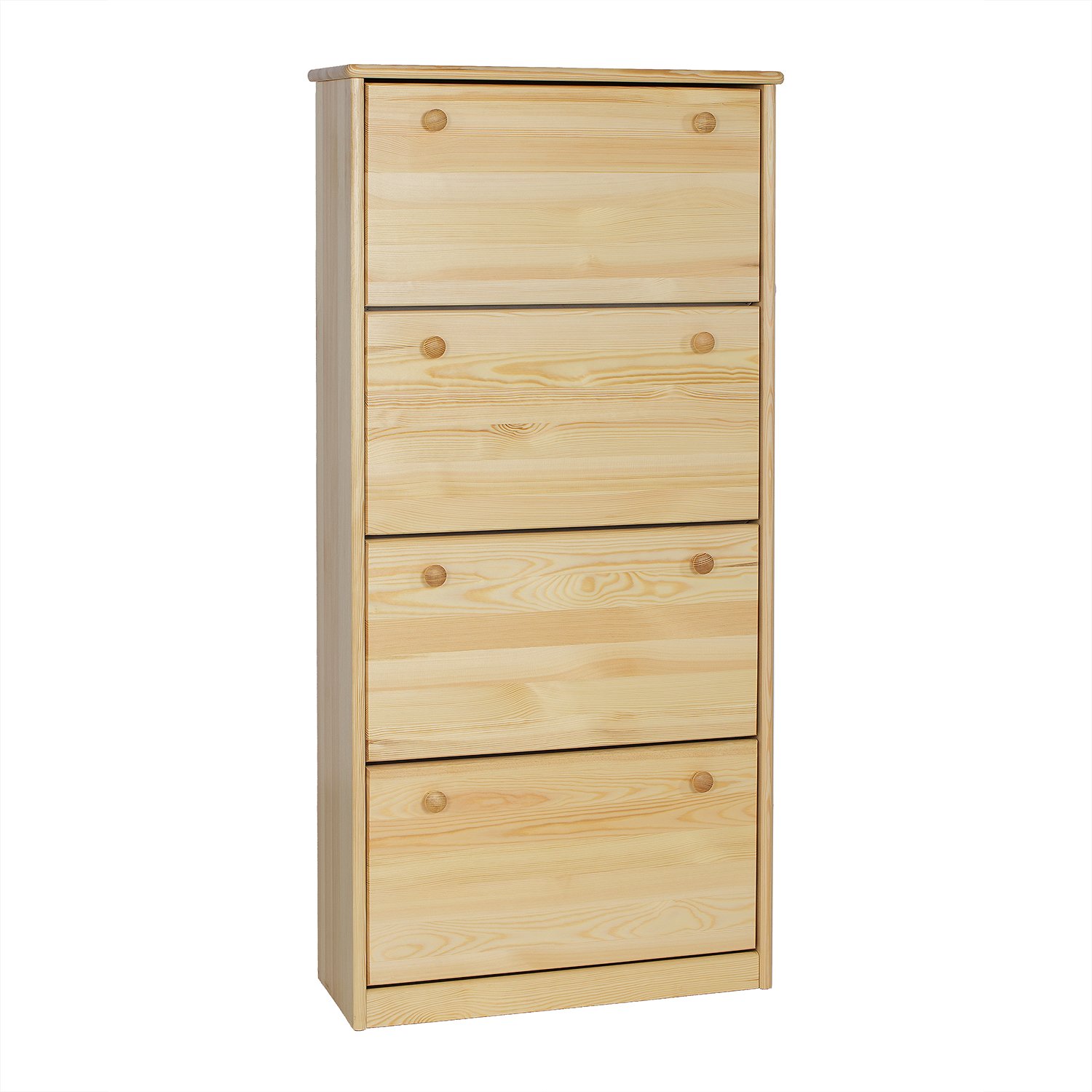 Pine shoe cabinet SB110, pine, oak - Image 2