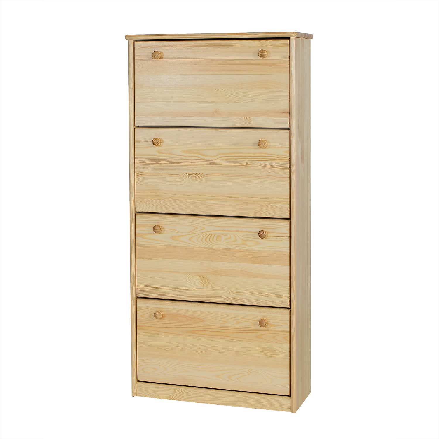 Pine shoe cabinet SB110, pine, oak - Image 3