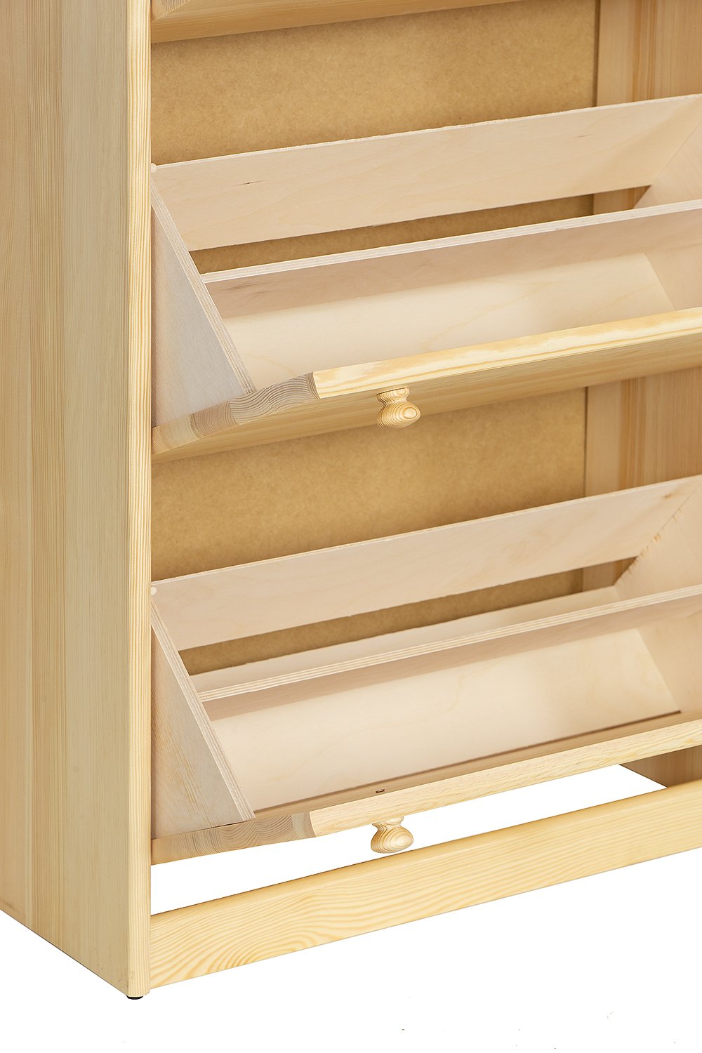 Pine shoe cabinet SB110, pine, oak - Image 5