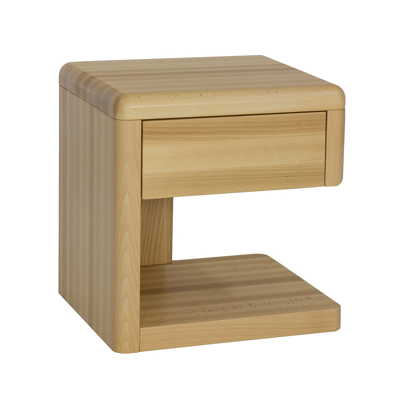 Beech color bedside table SN119 beech cherry color - Image 2