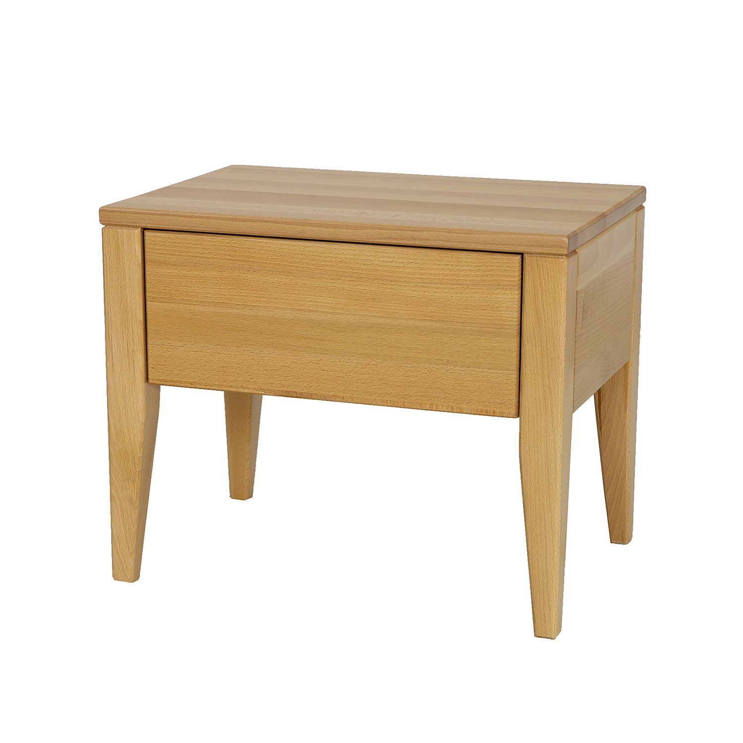 Beech bedside table RETRO SN130/II rustic beech - Image 3