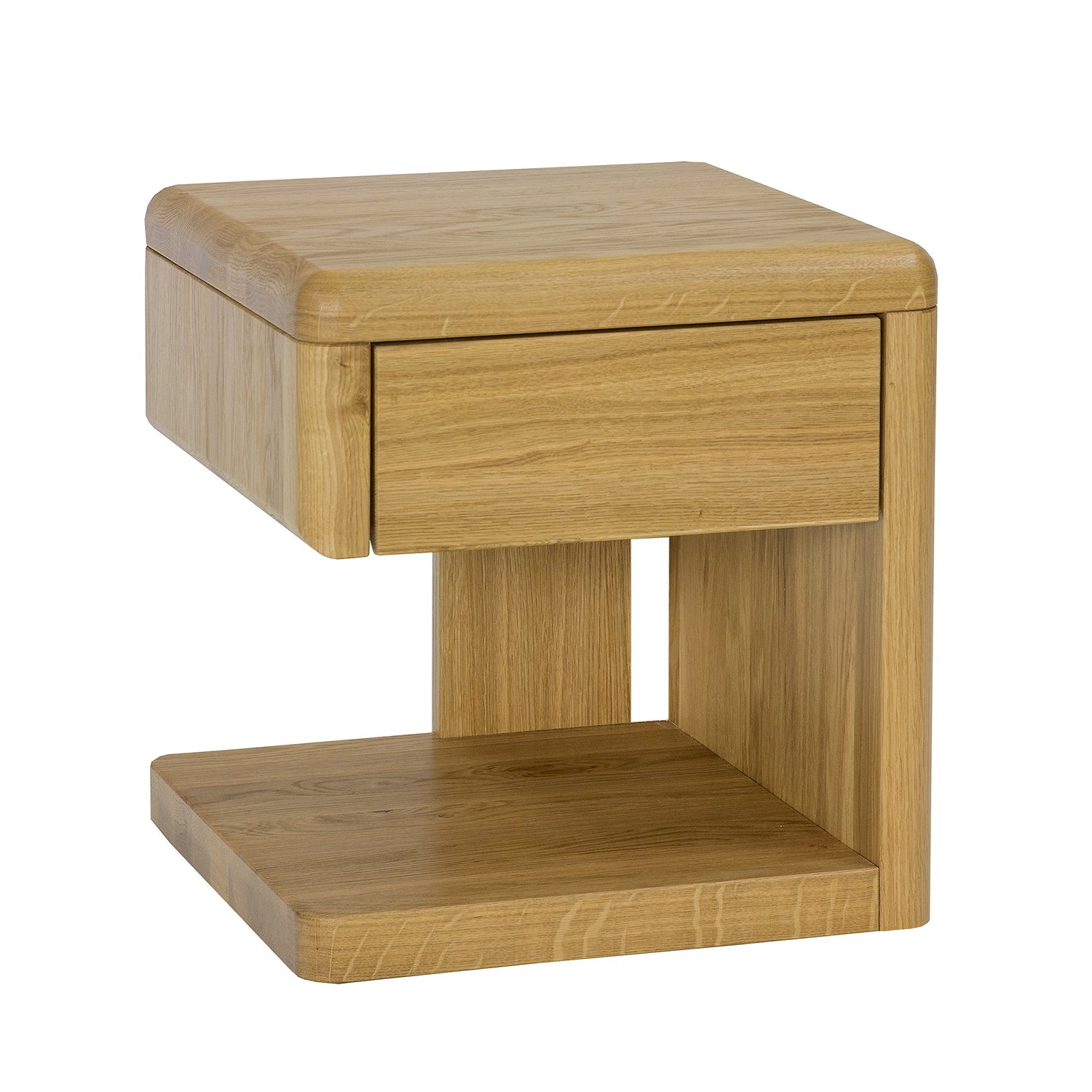Oak bedside table SN220, untreated oak, unvarnished - Image 3