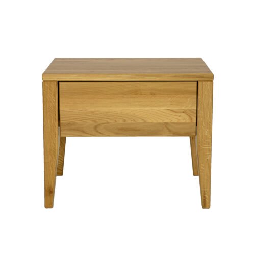 Oak bedside table RETRO SN230/II cocoa oak