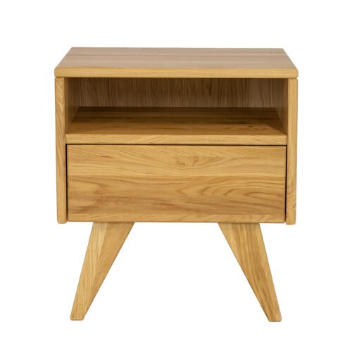 Beech bedside table VIP SN401 beech lausanne