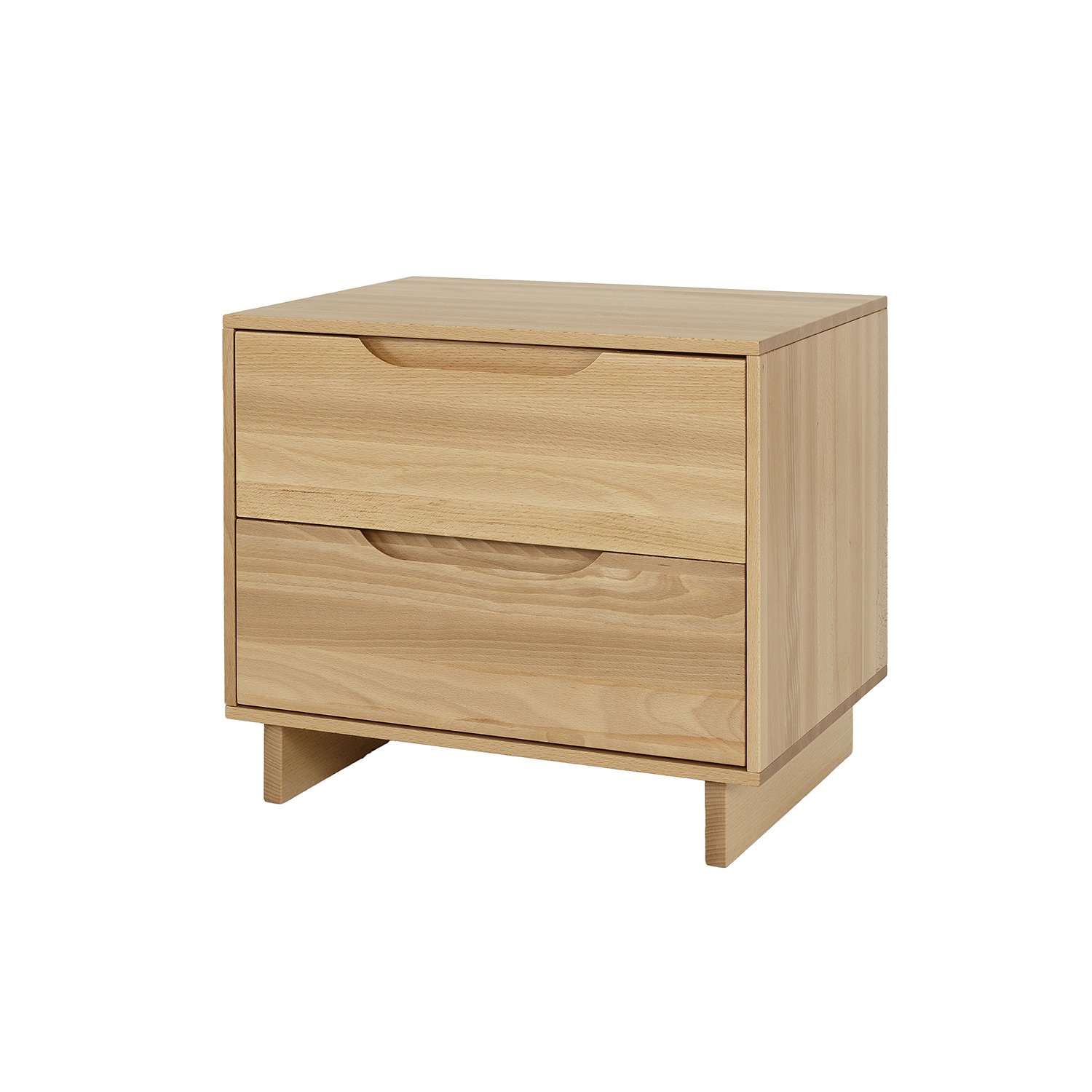 Beech bedside table MODERN SN420 bleached beech - Image 2