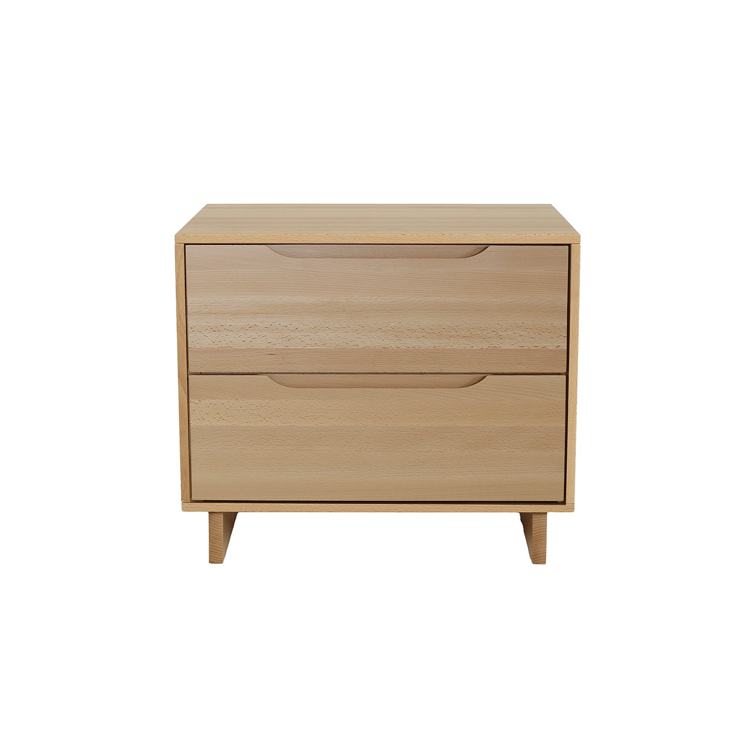 Beech bedside table MODERN SN420 bleached beech