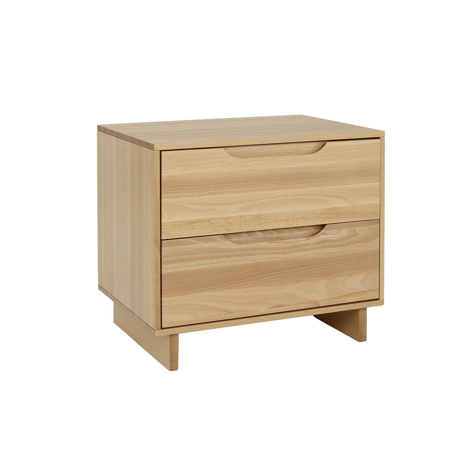 Beech bedside table MODERN SN420 bleached beech - Image 3