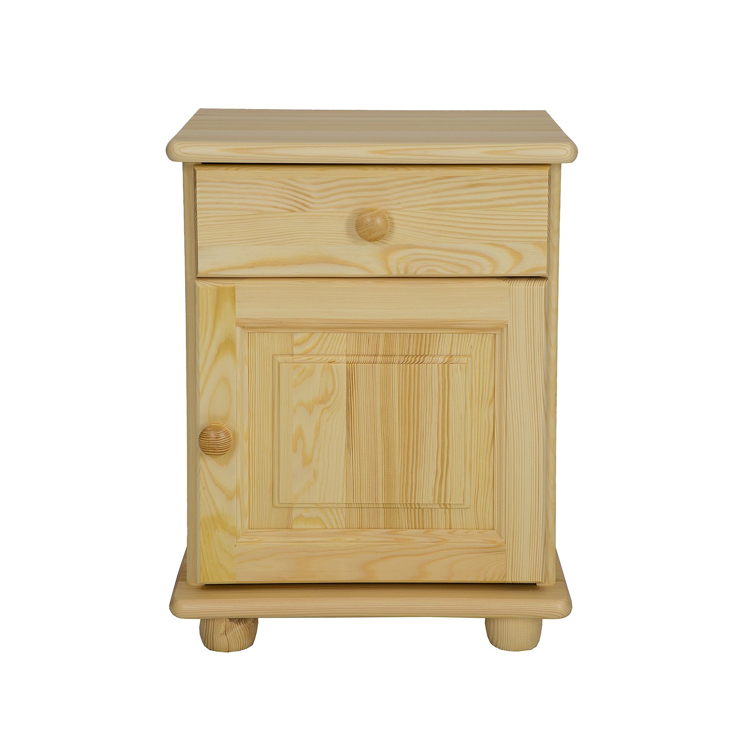 CORSICA SN101 pine bedside table, pine-oak