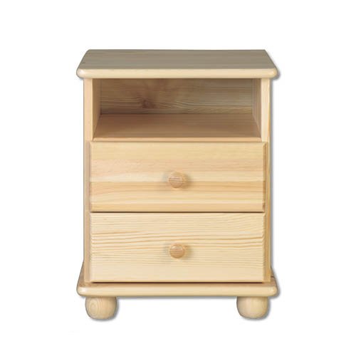 CORSICA SN105 pine and oak bedside table