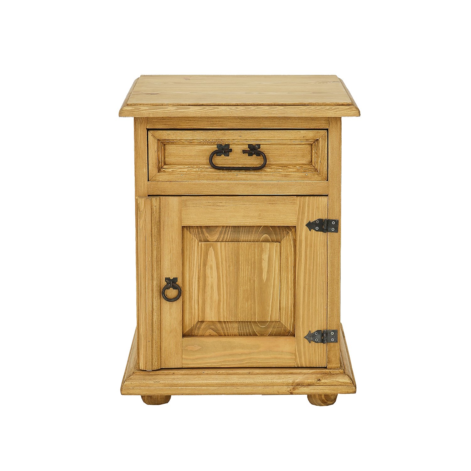 RUSTIKAL SN701 bedside table LEFT Pine light wax - Image 2