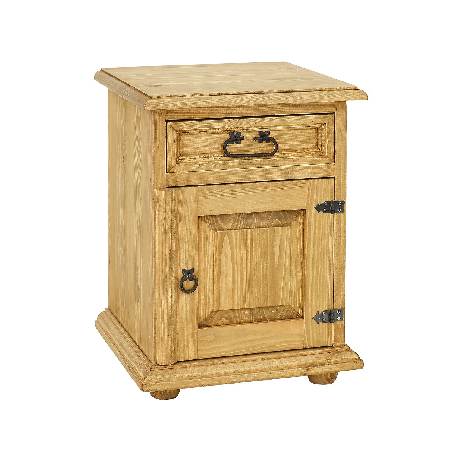 RUSTIKAL SN701 bedside table LEFT Pine light wax - Image 3