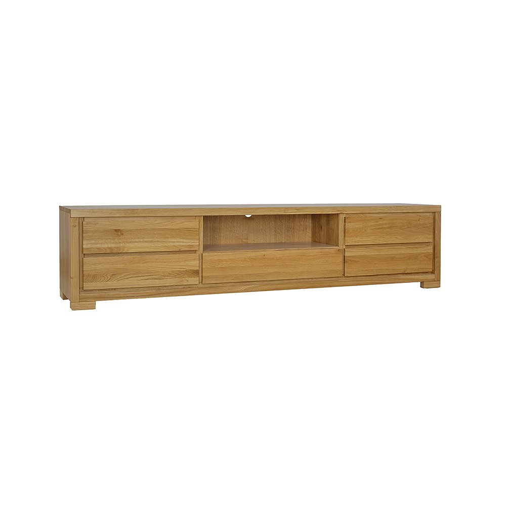 Oak TV cabinet CLASSIC RV352 natural oak color - Image 3
