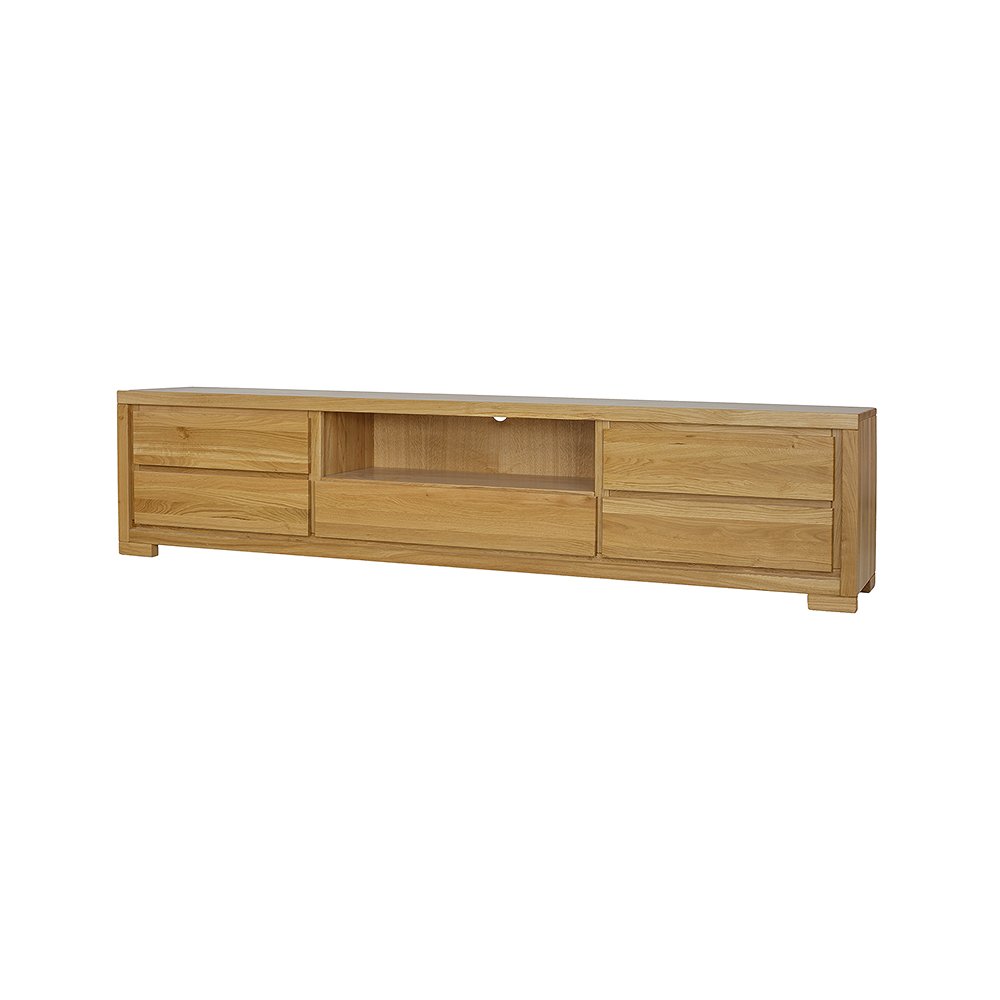 Oak TV cabinet CLASSIC RV352 natural oak color
