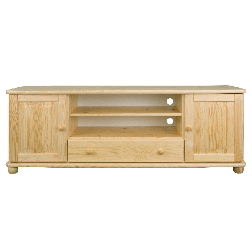 Pine TV cabinet MUGO RV128 natural pine