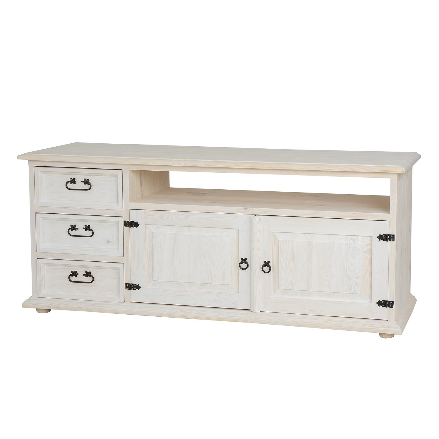 Pine TV cabinet RUSTIKAL RV703 light pine wax imitation - Image 4