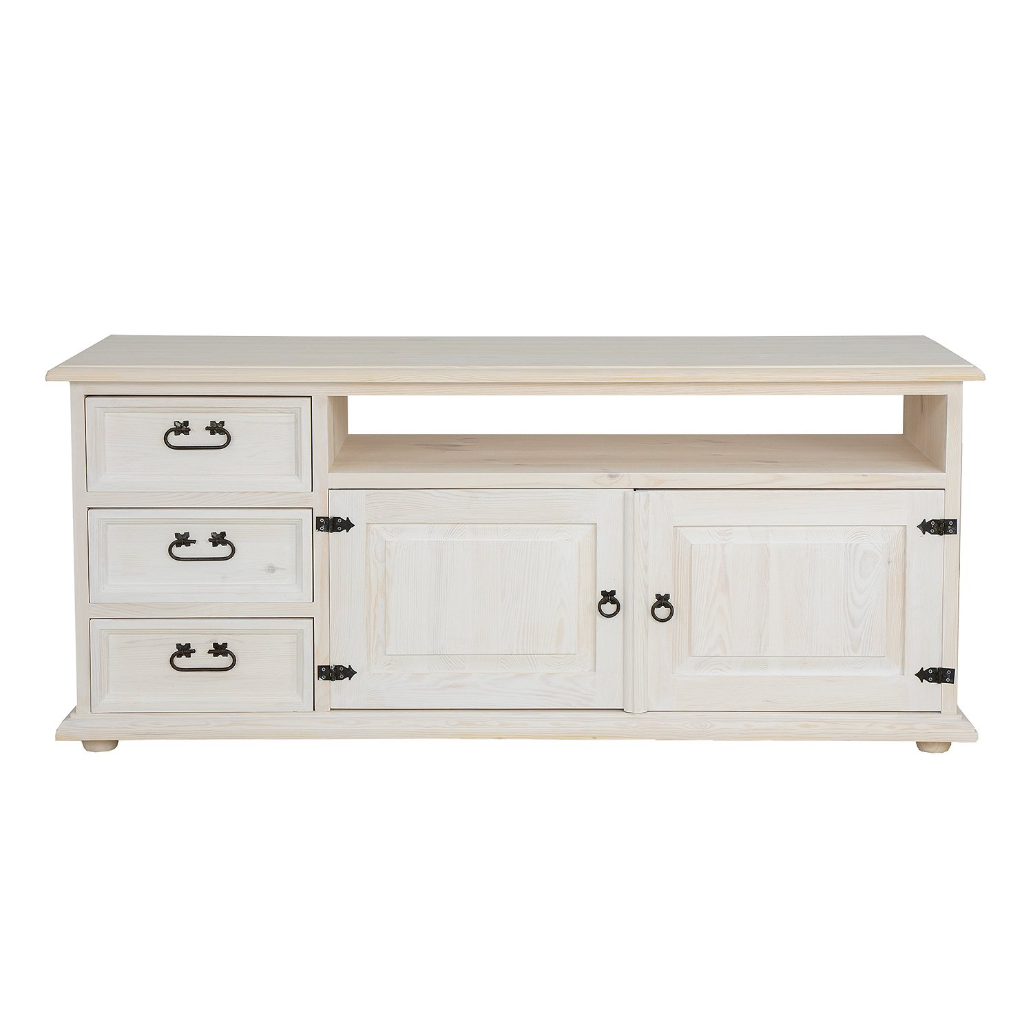 Pine TV cabinet RUSTIKAL RV703 light pine wax imitation - Image 5