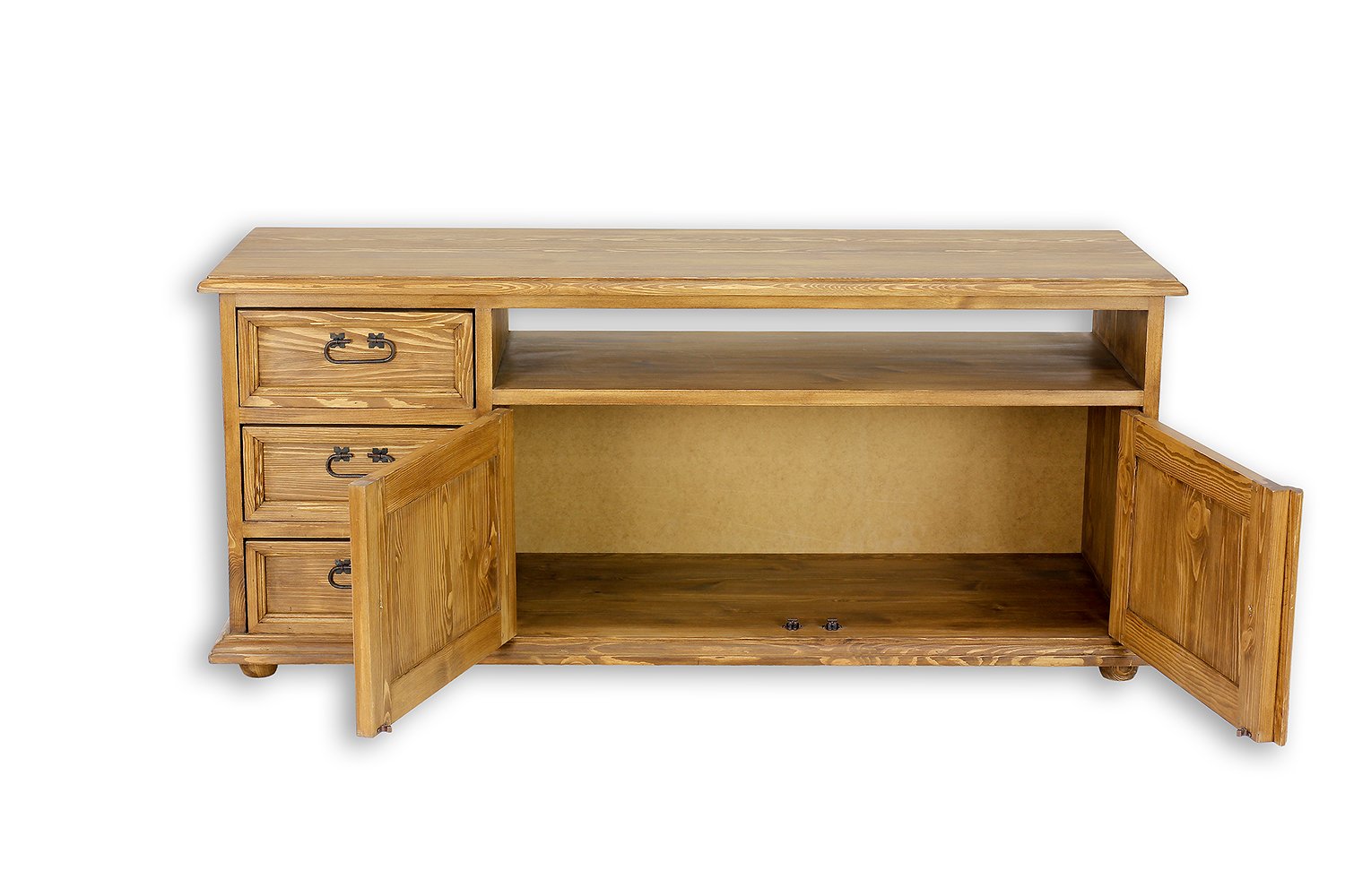 Pine TV cabinet RUSTIKAL RV703 light pine wax imitation - Image 9