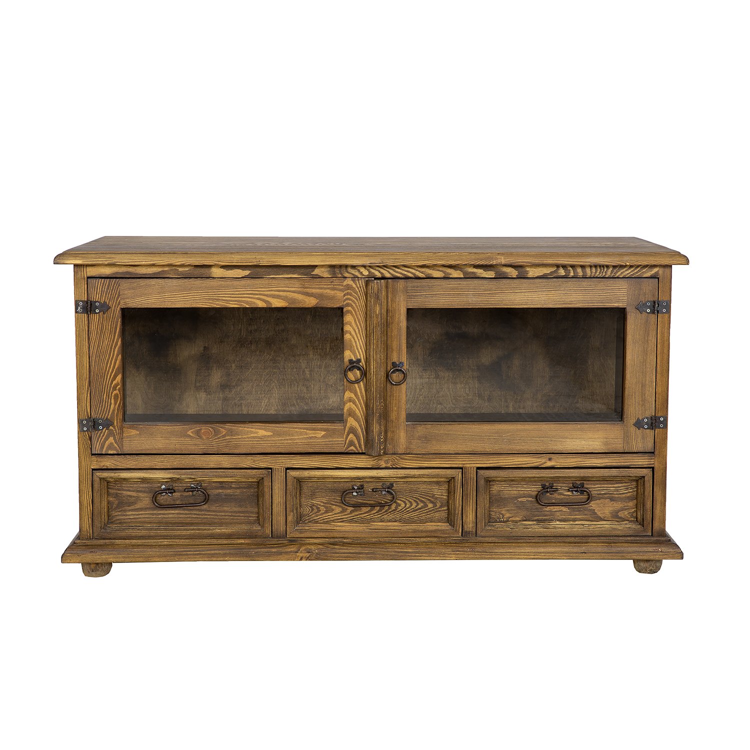 Pine TV cabinet RUSTIKAL RV705 white pine, patina - Image 8