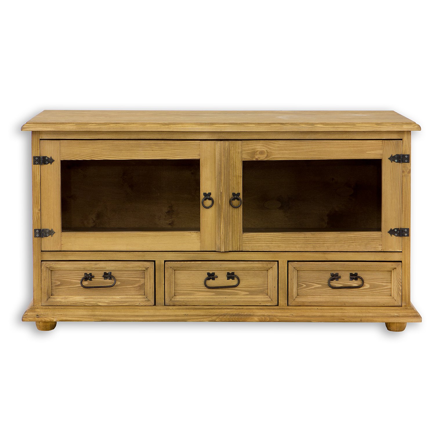 Pine TV cabinet RUSTIKAL RV705 white pine, patina - Image 4