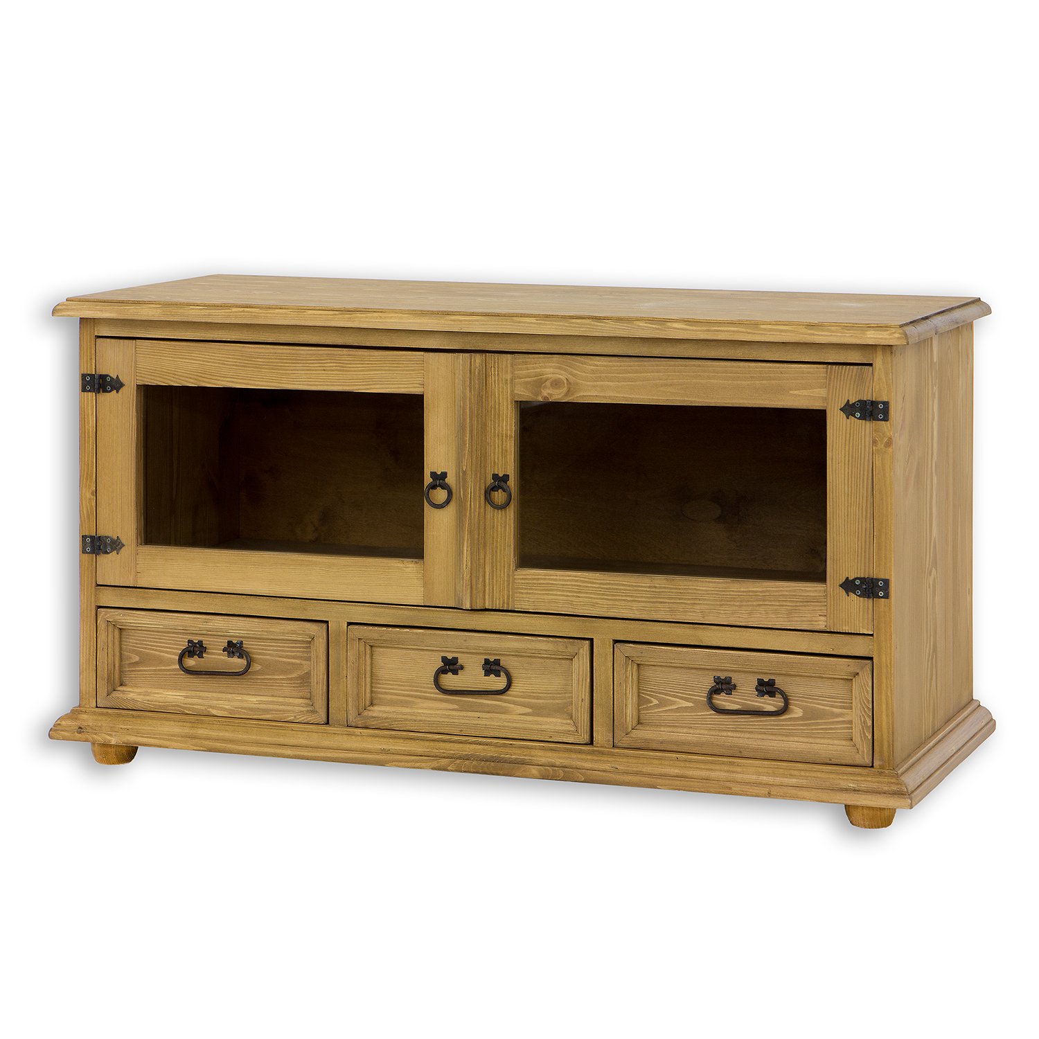 Pine TV cabinet RUSTIKAL RV705 white pine, patina - Image 5