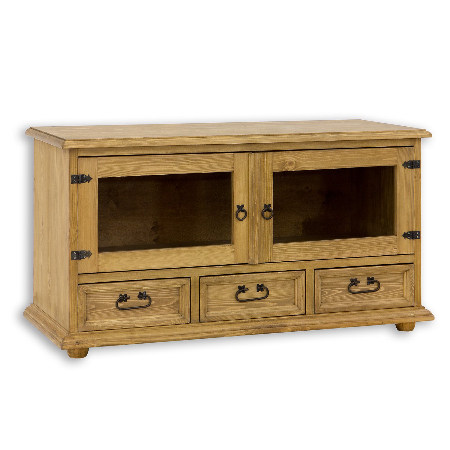 Pine TV cabinet RUSTIKAL RV705 white pine, patina - Image 6