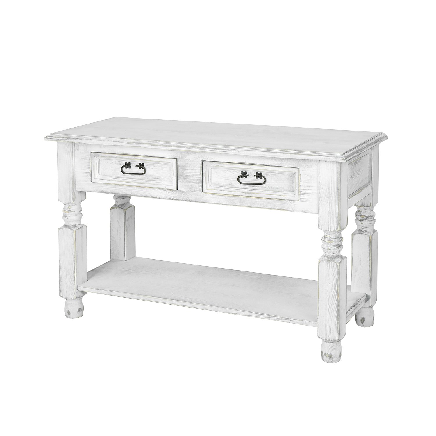Pine dressing table RUSTIKAL LT700, pine bleached wax - Image 5