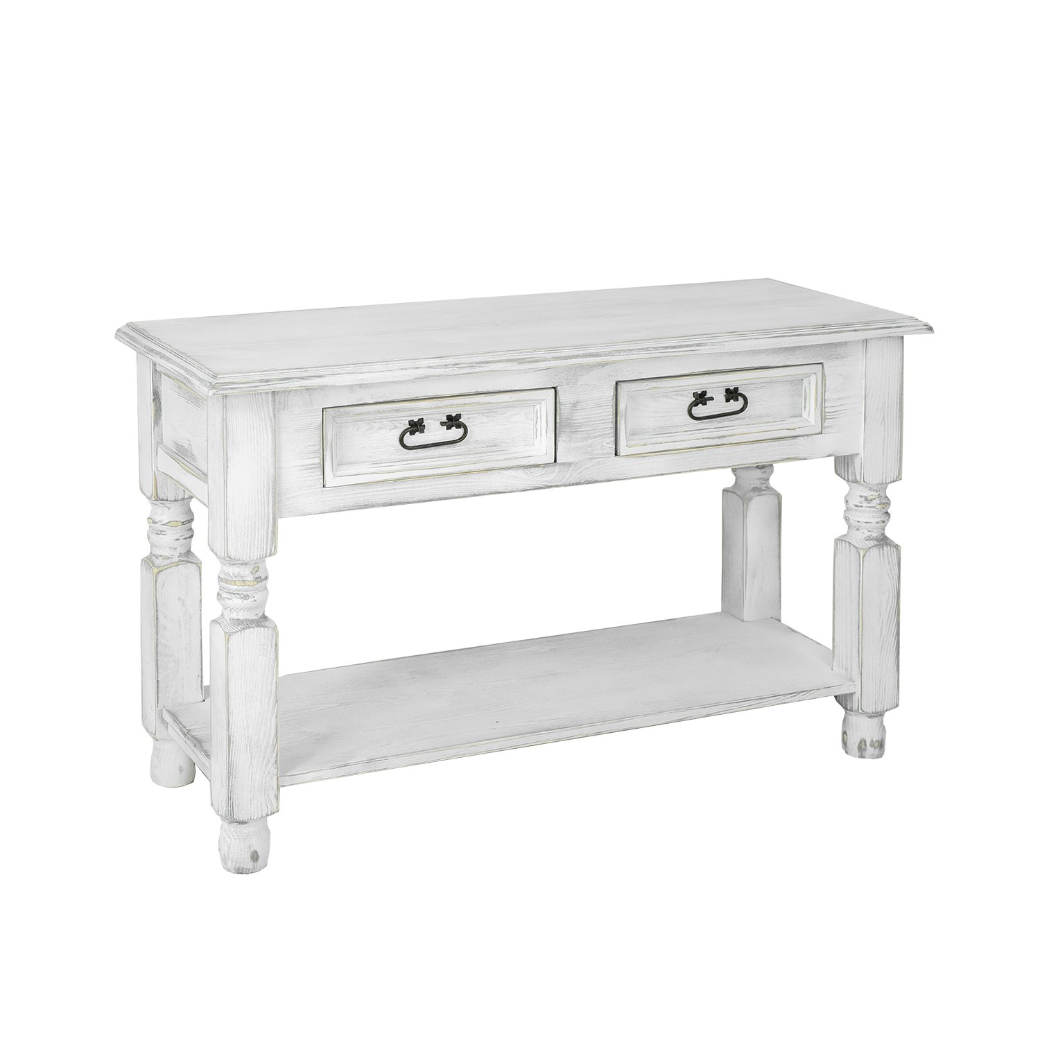 Pine dressing table RUSTIKAL LT700, pine bleached wax - Image 6