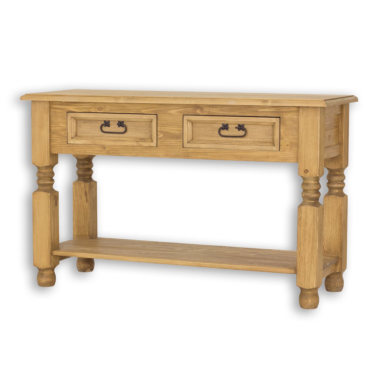 Pine dressing table RUSTIKAL LT700, pine bleached wax