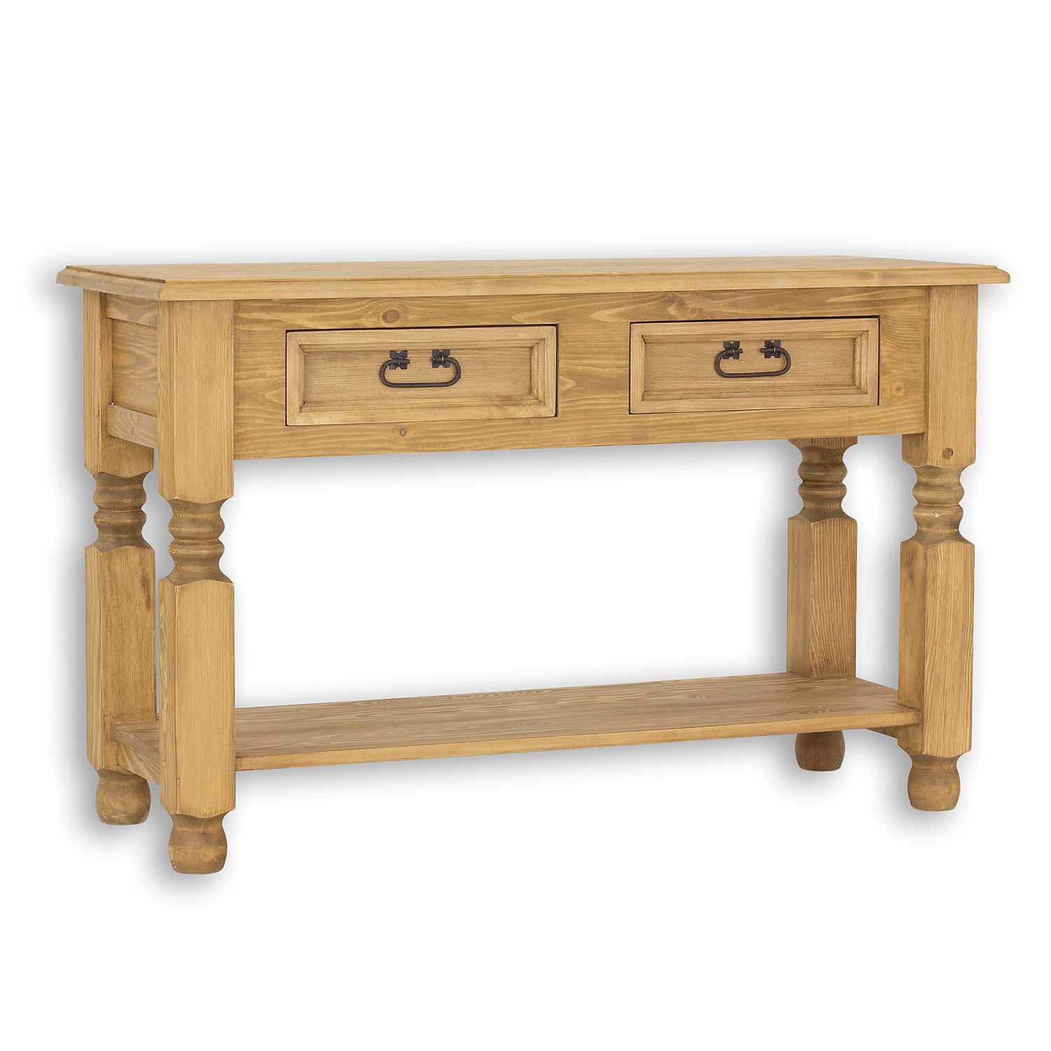 Pine dressing table RUSTIKAL LT700, pine bleached wax - Image 3