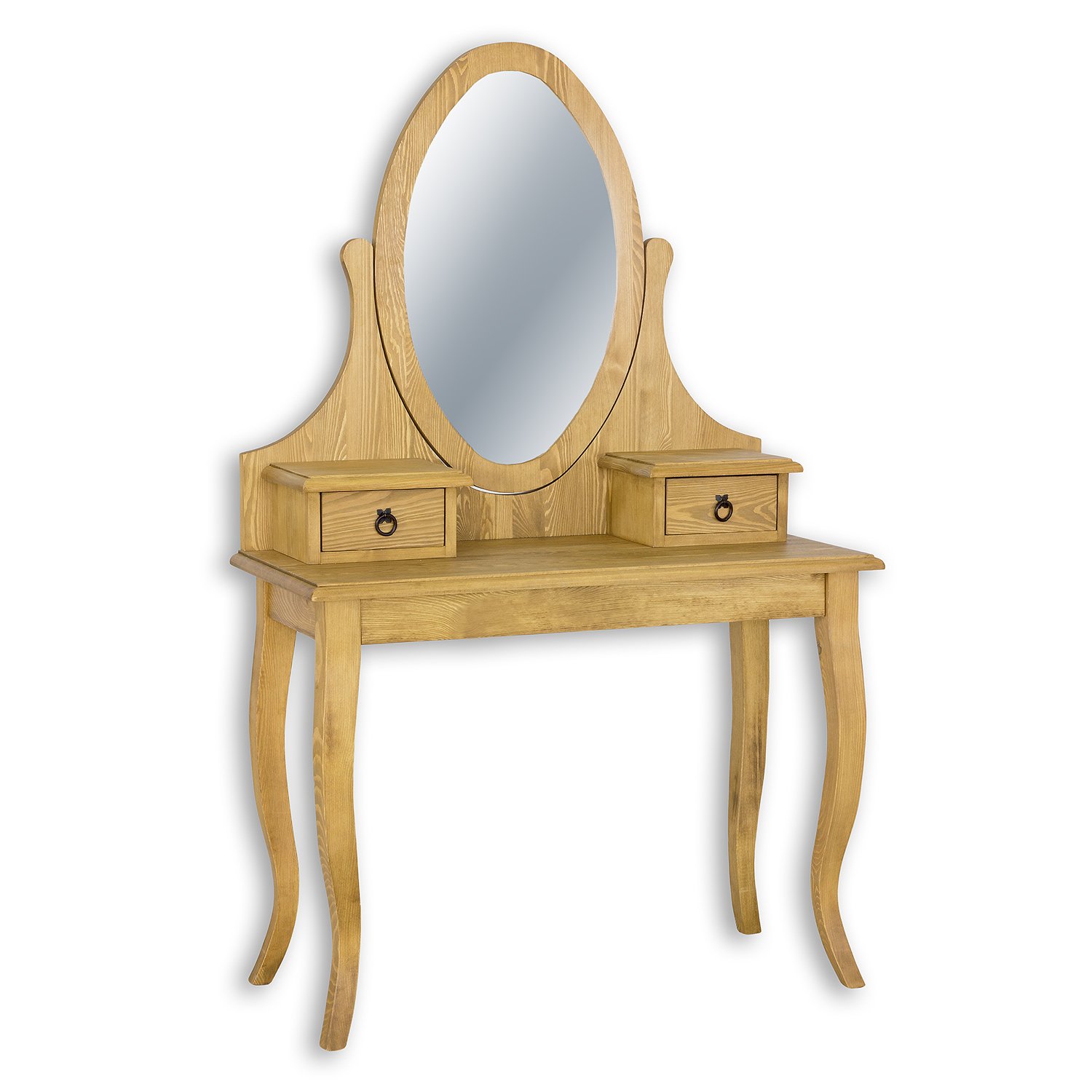 Pine dressing table RUSTIKAL LT706, pine, colorless wax imitation - Image 3