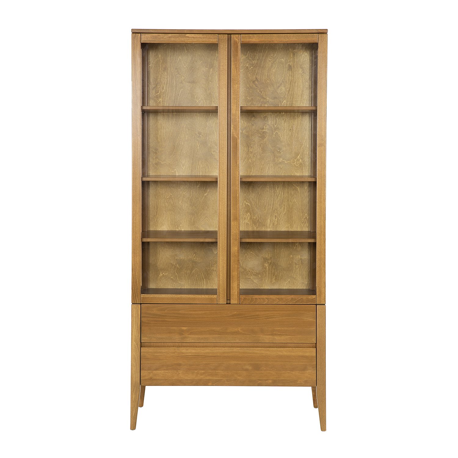 RETRO beech display case KW439 rustic beech - Image 5