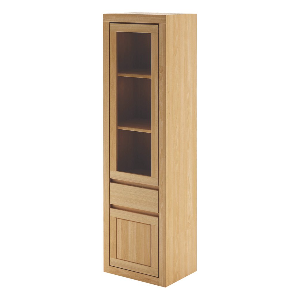Oak display case VIP KW301 LEFT natural oak
