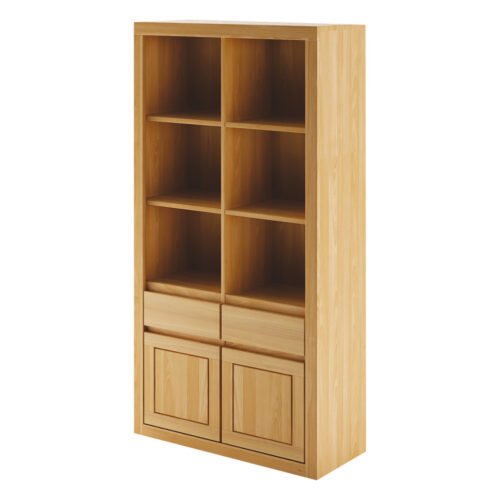 VIP oak display case KW304 dark oak