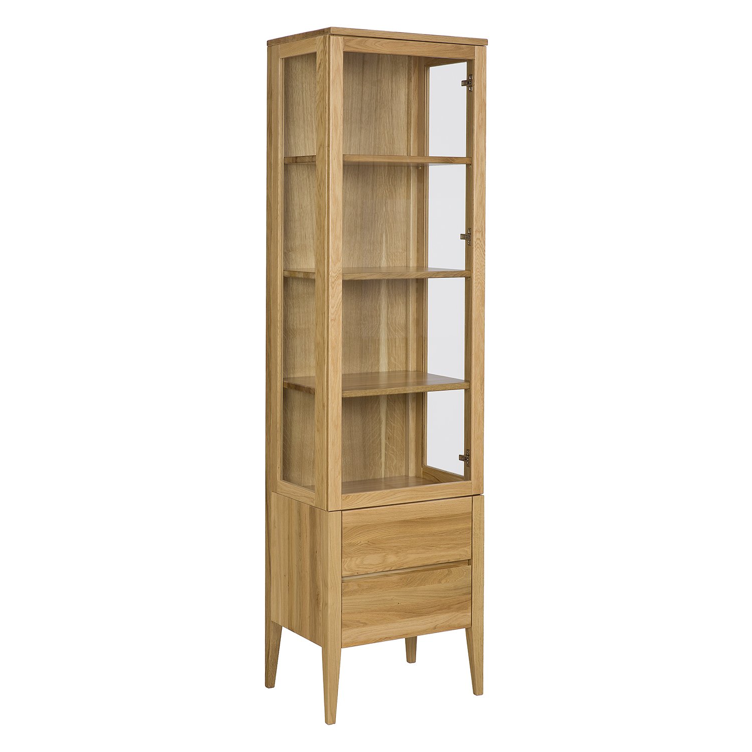 Oak showcase RETRO KW338 RIGHT dark oak color - Image 3