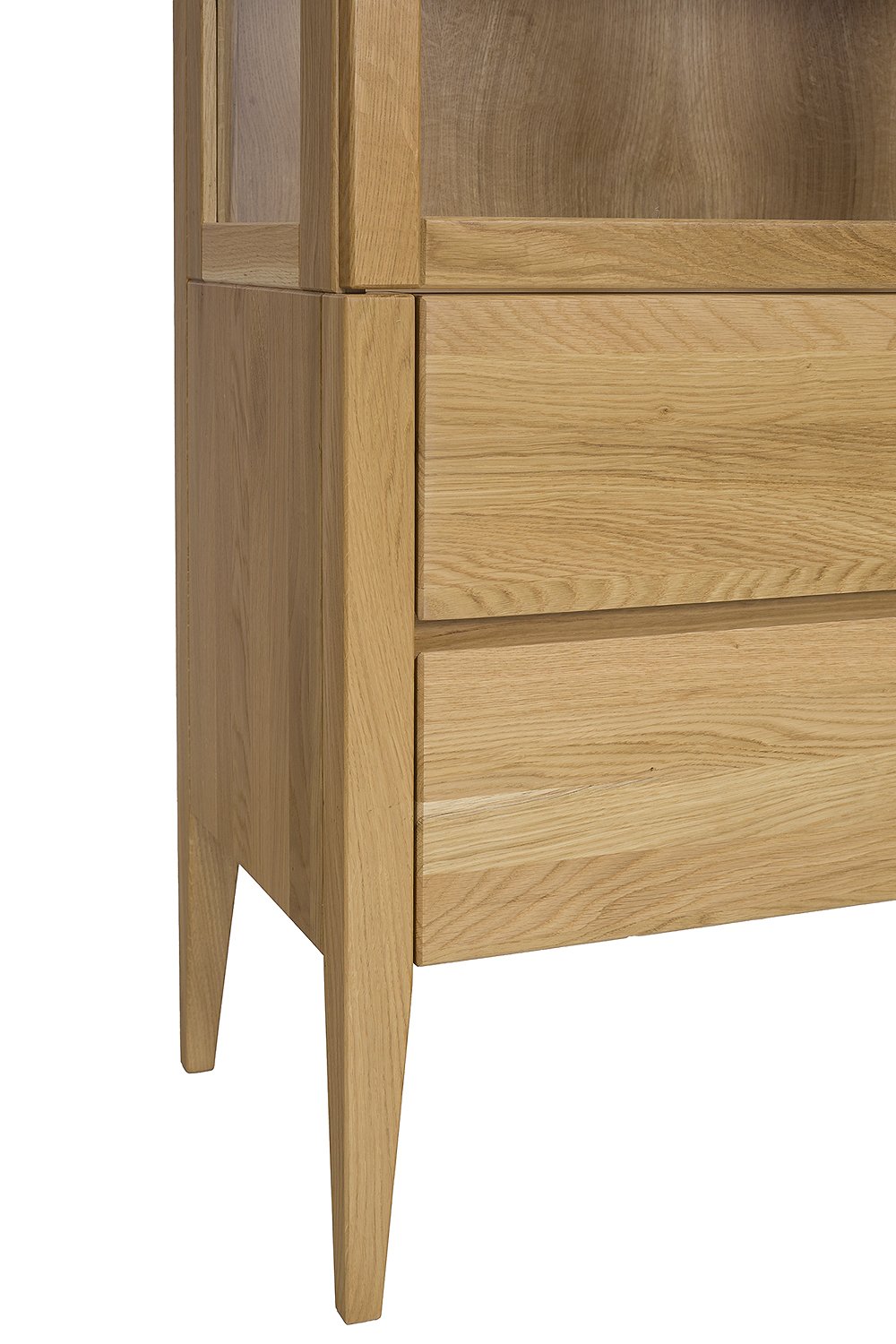 Oak showcase RETRO KW338 RIGHT dark oak color - Image 5