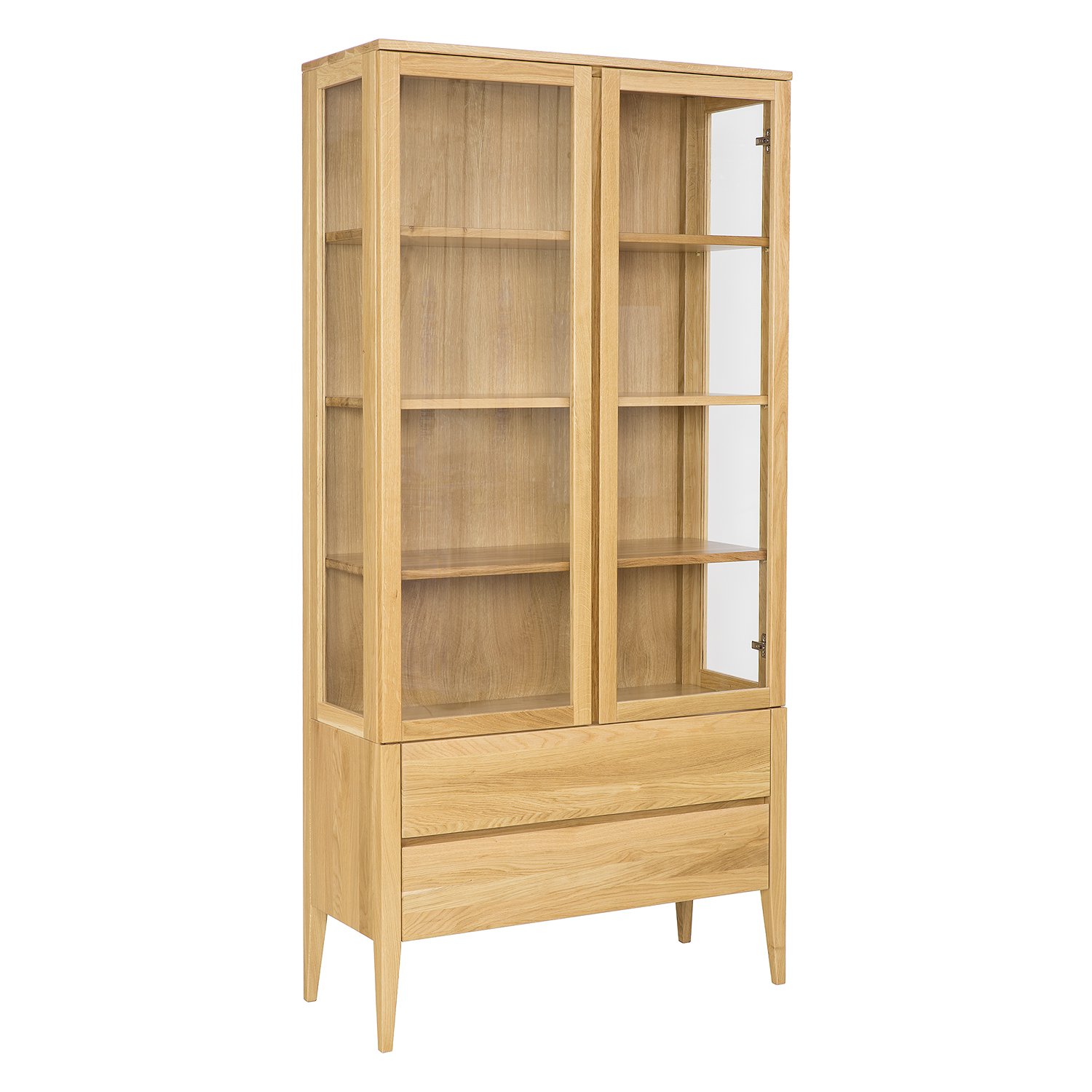 Oak display case RETRO KW339 honey oak color - Image 3