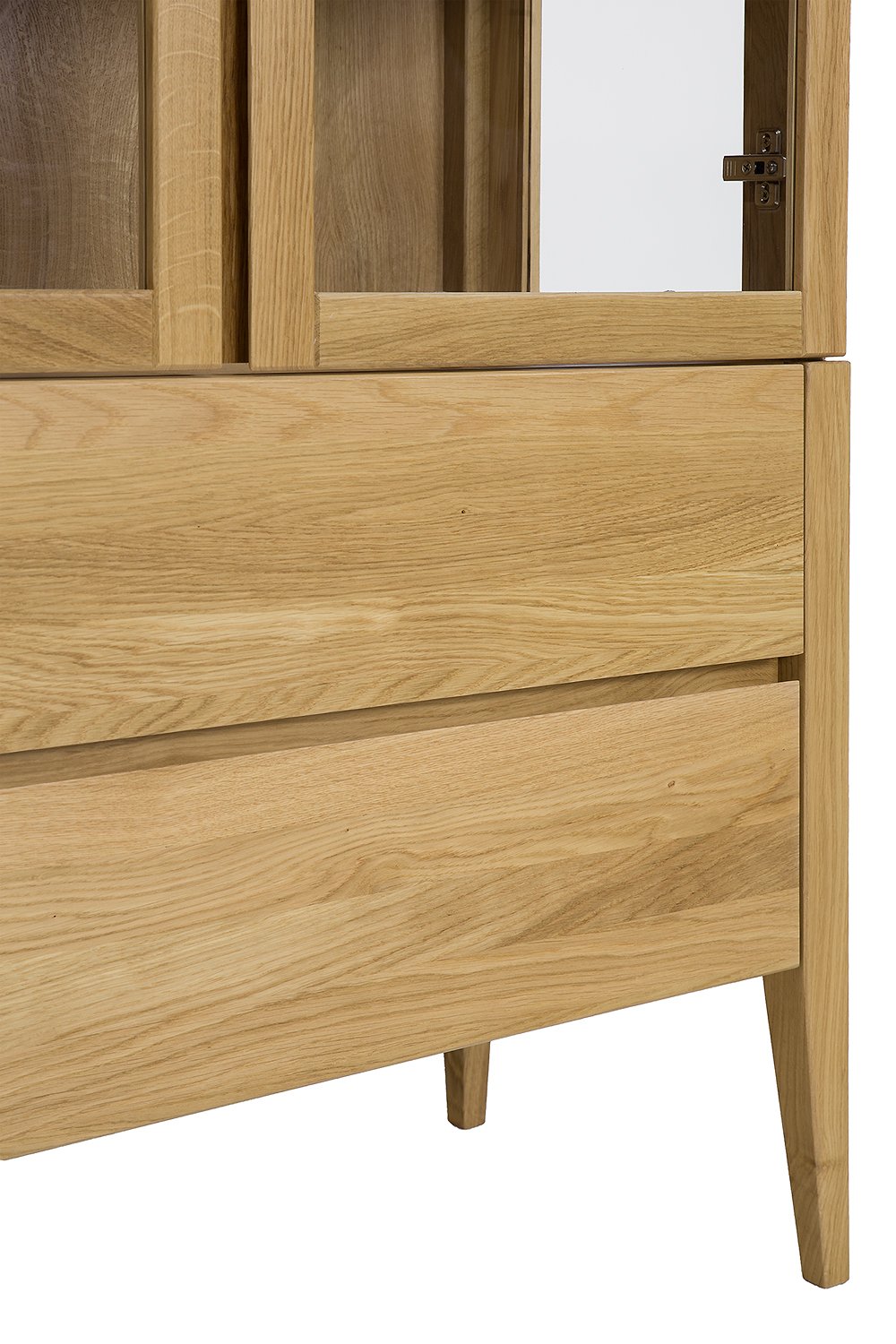 Oak display case RETRO KW339 honey oak color - Image 5