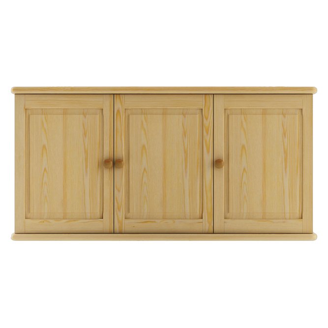 DOULIS KW107 pine and oak display cabinet
