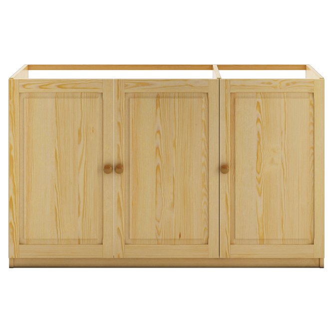 DOULIS KW111 pine and oak display cabinet