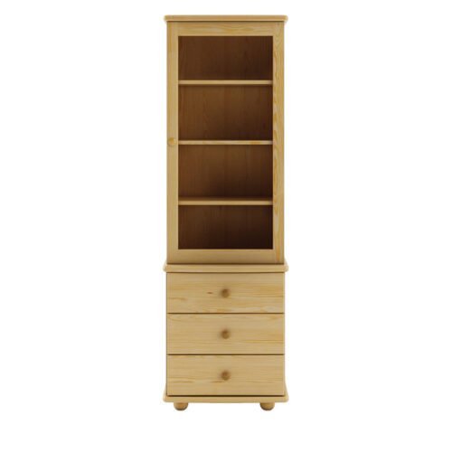 DOULIS KW117 pine and oak display cabinet