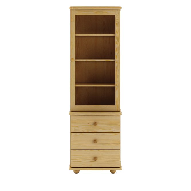 DOULIS KW117 pine and oak display cabinet