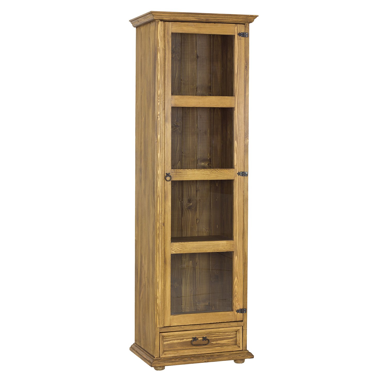 Pine showcase RUSTIKAL KW701 LEFT, pine bleached wax - Image 5