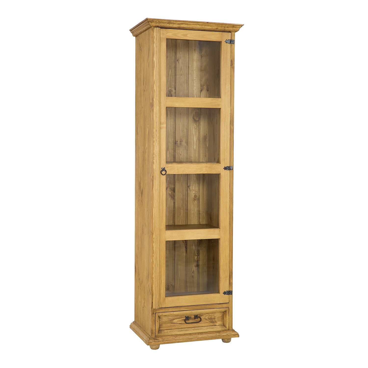 Pine showcase RUSTIKAL KW701 LEFT, pine bleached wax - Image 3