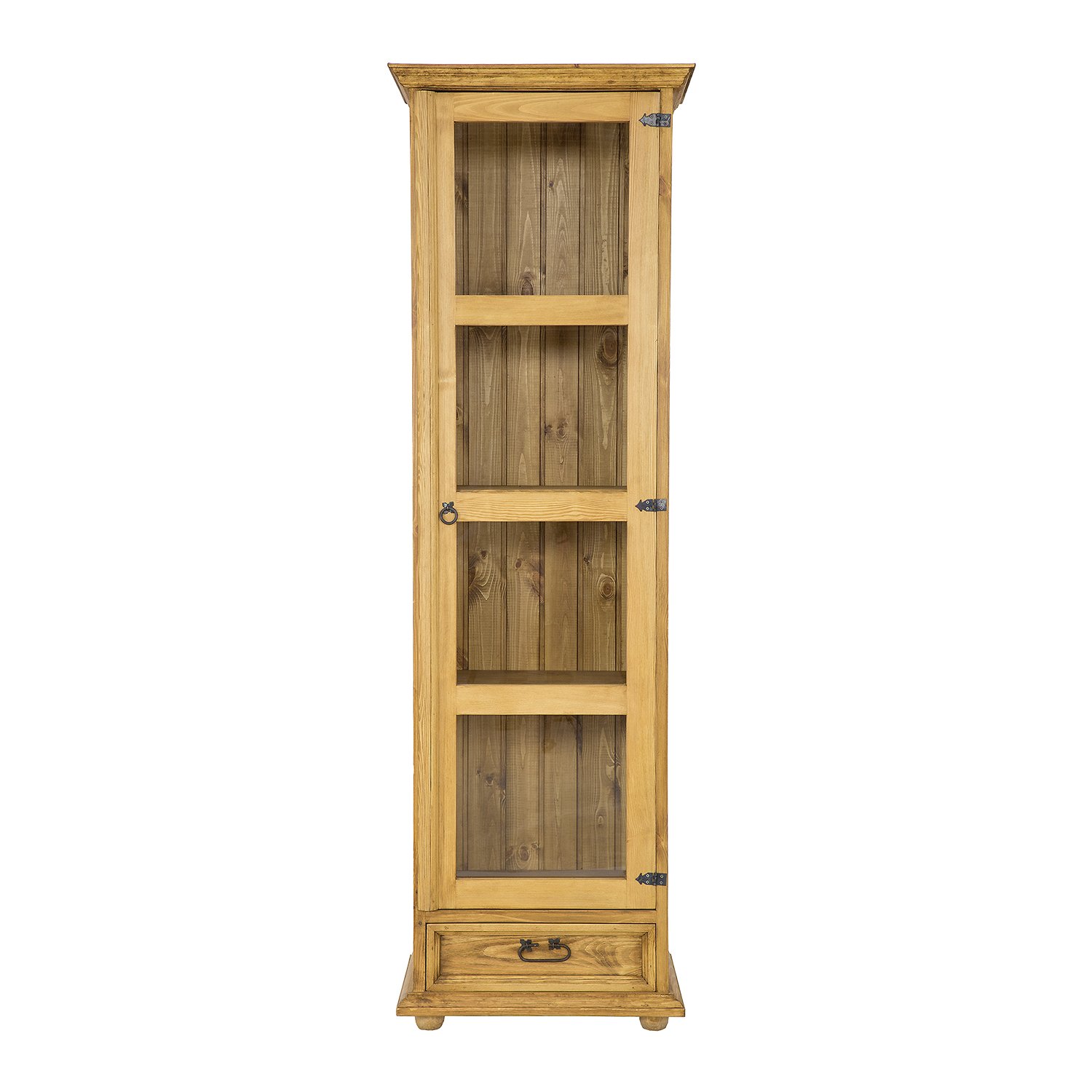 Pine showcase RUSTIKAL KW701 LEFT, pine bleached wax - Image 2