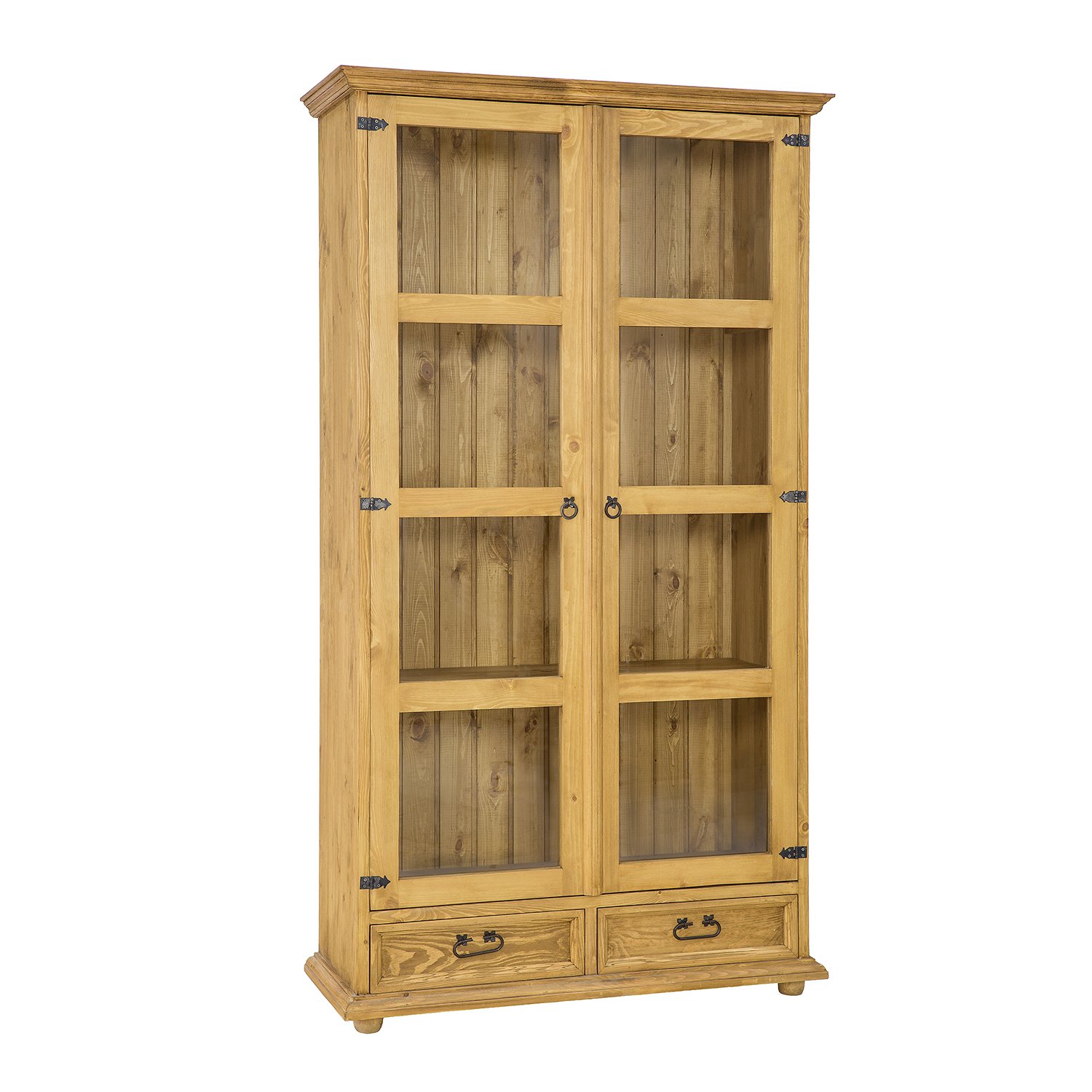 Pine showcase RUSTIKAL KW704, pine, light wax - Image 3