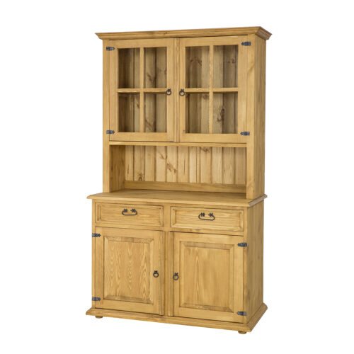 Pine showcase RUSTIKAL KW805 antique pine white