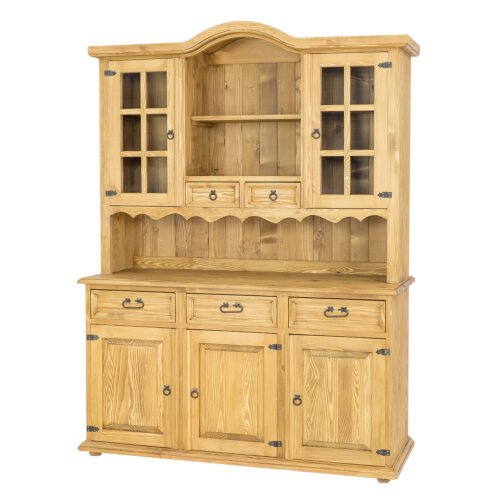 Pine showcase RUSTIKAL KW807 white pine, patina
