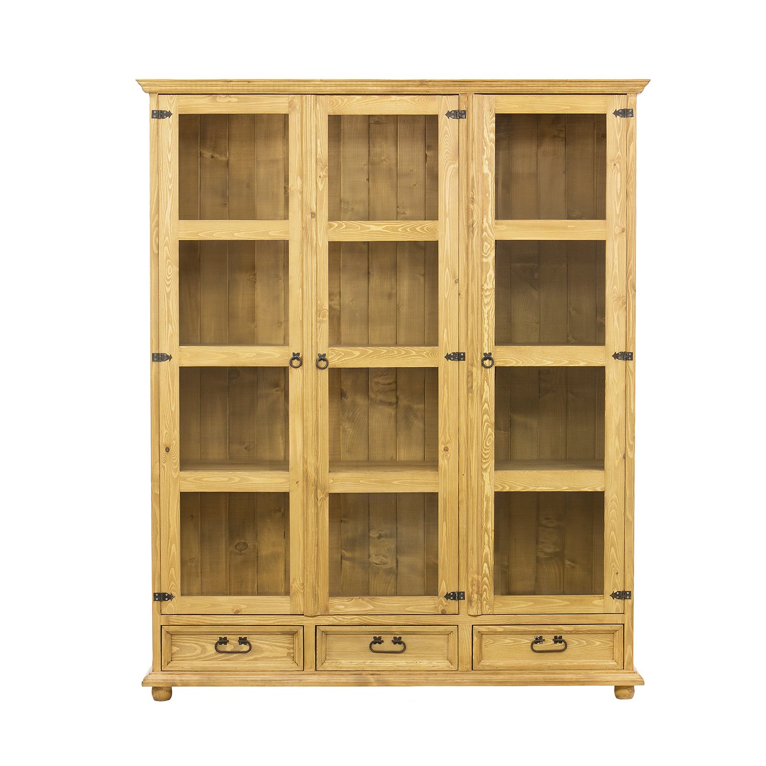 Pine showcase RUSTIKAL KW809/I pine, colorless wax