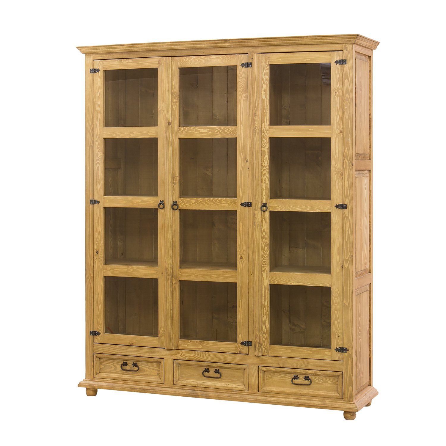 Pine showcase RUSTIKAL KW809/I pine, colorless wax - Image 3